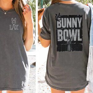 Comfort Colors Bunny Bowl Graphic Two Sided Super 2026 Game Day T-Shirt